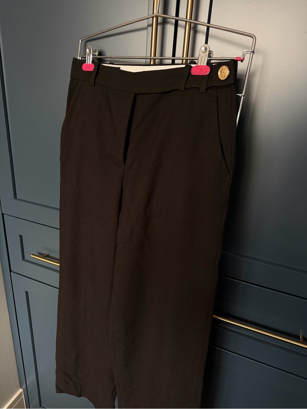 Zara Wide-Leg Women's Pants in Black